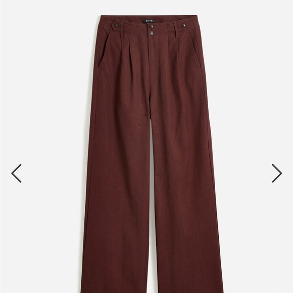 Madewell Harlow Wide Leg Pant Chocolate raisin - Picture 4 of 7